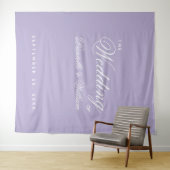 Lavender Lila Hintergrund Wandteppich (Beispiel (Horizontal))
