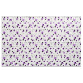 Lavender Lila Ladybug Lady Bug Floral Blume Stoff (Yard (91,4 cm))