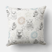 Lavender Lila Nachtschwärmer Kissen (Rückseite)