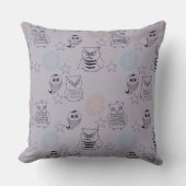 Lavender Lila Nachtschwärmer Kissen (Vorderseite)