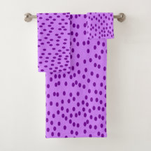Lavender Lila Polka Dots