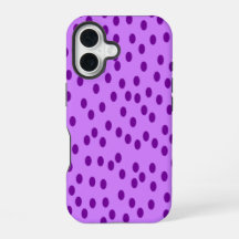 Lavender Lila Polka Dots