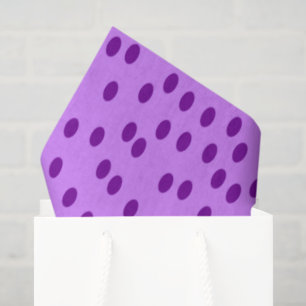 Lavender Lila Polka Dots Seidenpapier