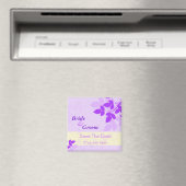 Lavender Lila Save the Date Magnet (In Situ (Geschirrspüler))