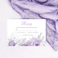 Lavender Lila Sparkle Bloral Wedding Matching