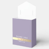 Lavender Lila Wedding Geschenkschachtel (Geöffnet)