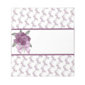Lavender Lilac Blume Candy Bar Wrappers Favoriten Notizblock (Vorderseite)