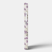 Lavender Lilac Blume Design Case-Mate iPhone Hülle (Rückseite / Links)