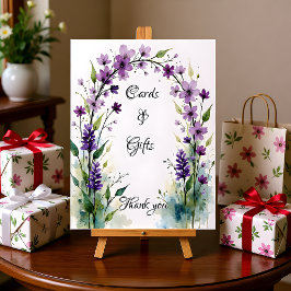 Lavender & Lilac Floral Arch Gifts Sockelschild