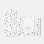 Lavender & Lilac Floral Arch Wedding Favor Boxes Geschenkschachtel (Ungefaltet)