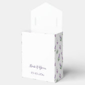 Lavender & Lilac Floral Arch Wedding Favor Boxes Geschenkschachtel (Geöffnet)