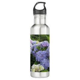 Lavender & Lilac Hortensia Hydrangea Blume Edelstahlflasche
