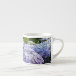 Lavender & Lilac Hortensia Hydrangea Blume Espressotasse