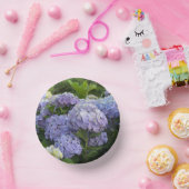 Lavender & Lilac Hortensia Hydrangea Blume Pappteller (Party)