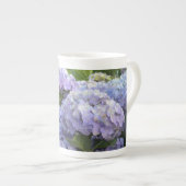 Lavender & Lilac Hortensia Hydrangea Blume Porzellantasse (Vorderseite Rechts)