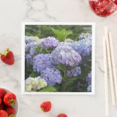Lavender & Lilac Hortensia Hydrangea Blume Serviette (Beispiel)