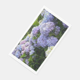 Lavender & Lilac Hortensia Hydrangea Blume Serviette