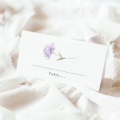 Lavender Lilac Hydrangea Watercolor Wedding Platzkarte