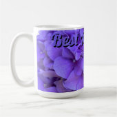 Lavender lilac lila Hydrangeas Blume Beste Tante Kaffeetasse (Links)