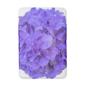 Lavender lilac lila Hydrangeas violette Blumen Badematte (Vorderseite Vertikal)