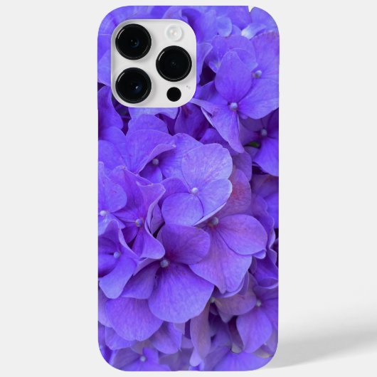 Lavender lilac lila Hydrangeas violette Blumen Case-Mate iPhone Hülle (Rückseite)