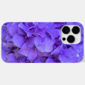 Lavender lilac lila Hydrangeas violette Blumen Case-Mate iPhone Hülle (Rückseite (Horizontal))
