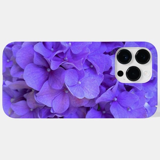 Lavender lilac lila Hydrangeas violette Blumen Case-Mate iPhone Hülle (Rückseite (Horizontal))