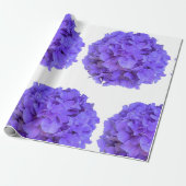 Lavender lilac lila Hydrangeas violette Blumen Geschenkpapier (Ungerollt)