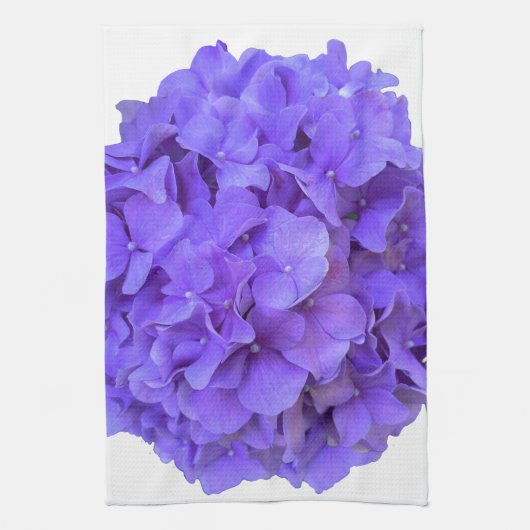 Lavender lilac lila Hydrangeas violette Blumen Geschirrtuch (Vertikal)