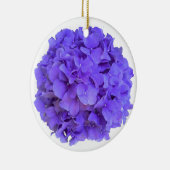 Lavender lilac lila Hydrangeas violette Blumen Keramik Ornament (Rechts)