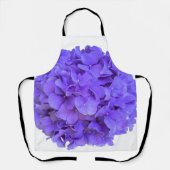 Lavender lilac lila Hydrangeas violette Blumen Schürze (Vorderseite)