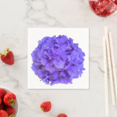 Lavender lilac lila Hydrangeas violette Blumen Serviette (Beispiel)