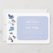 Lavender Lilac Lila Iris Frühlingsfloral Chic Einladung (Vorderseite)