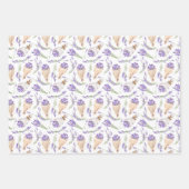 Lavender Lilac und Lila Geschenkpapier Set (Vorderseite 2)