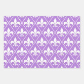 Lavender Lilie Geschenkpapier Set (Vorderseite 3)