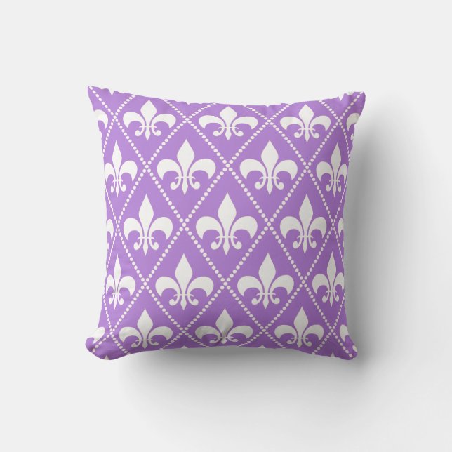 Lavender Lilie Kissen (Vorderseite)