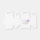 Lavender Lily Brautparty Gefallen Box Elegant Geschenkschachtel (Ungefaltet)