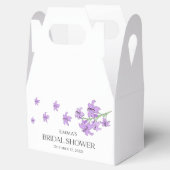 Lavender Lily Brautparty Gefallen Box Elegant Geschenkschachtel (Geöffnet)