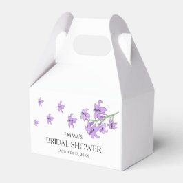 Lavender Lily Brautparty Gefallen Box Elegant Geschenkschachtel