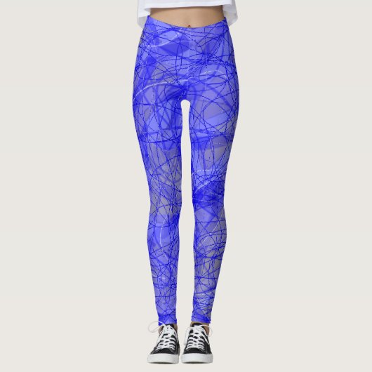 Lavender Lines Leggings (Vorderseite)