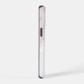 Lavender Liquid Marble iPhone 15 Hülle (Rechte Seite)
