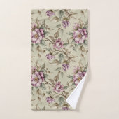 Lavender Long Stem Rose Badhandtuch Set (Handtuch)