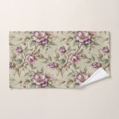 Lavender Long Stem Rose Badhandtuch Set (Handtuch)