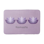 Lavender Lotus Badematte (Vorderseite)