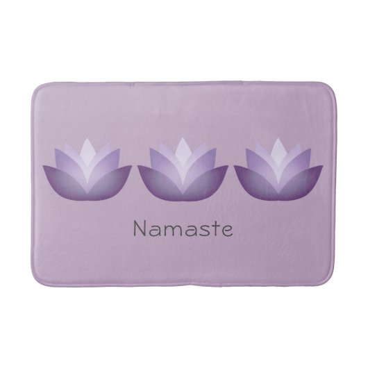 Lavender Lotus Badematte (Vorderseite)