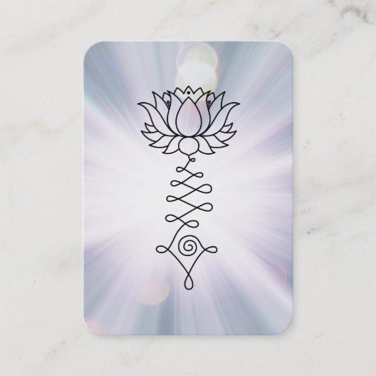*~* Lavender Lotus Blue Rays Reiki Healing Energy Visitenkarte (Vorderseite)