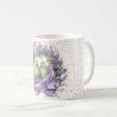 Lavender Lovebirds Kaffeetasse (VorderseiteRechts)