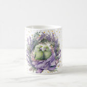 Lavender Lovebirds Kaffeetasse (Mittel)