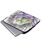 Lavender Lovebirds Laptop Sleeve (Vorne Knopf)