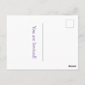 Lavender Lovebirds Postkarte (Rückseite)